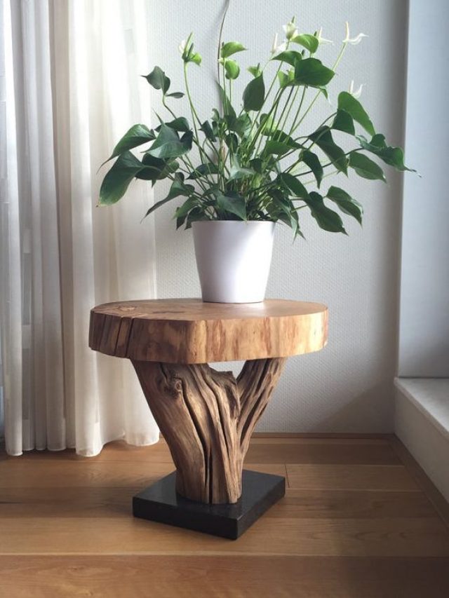 32 ideias de decoração utilizando troncos e galhos de árvores (19)