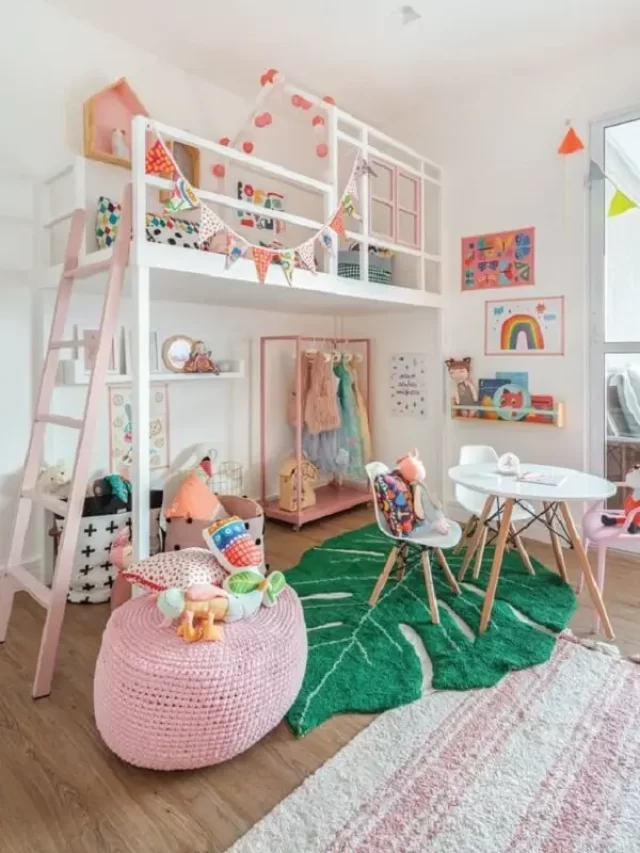 O-tapete-infantil-para-quarto-em-formato-de-folha-traz-um-destaque-incrível-apra-a-decoração.-Fonte-Pinterest