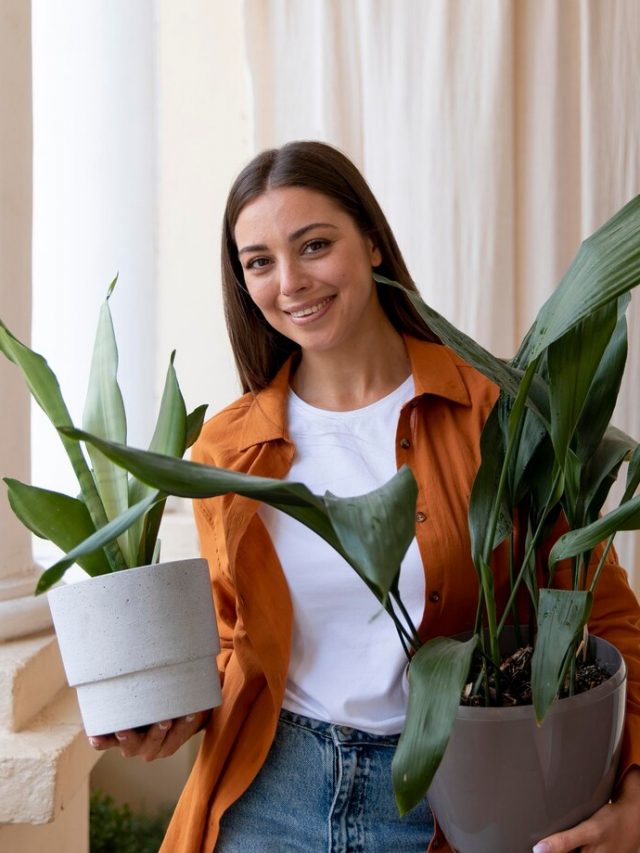 mulher-sorridente-de-tiro-medio-carregando-plantas_23-2149099028