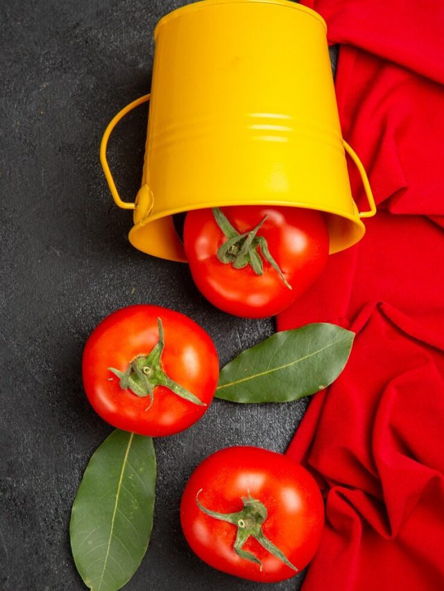 balde-de-vista-superior-com-tomate-vermelho-toalha-vermelha-em-fundo-escuro_140725-90365