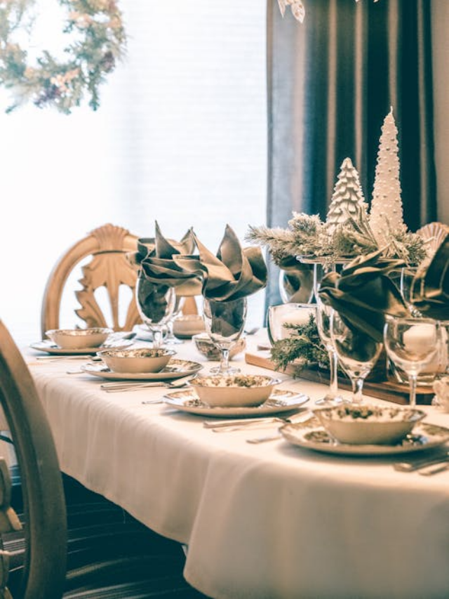 Mesa de Natal Decorada